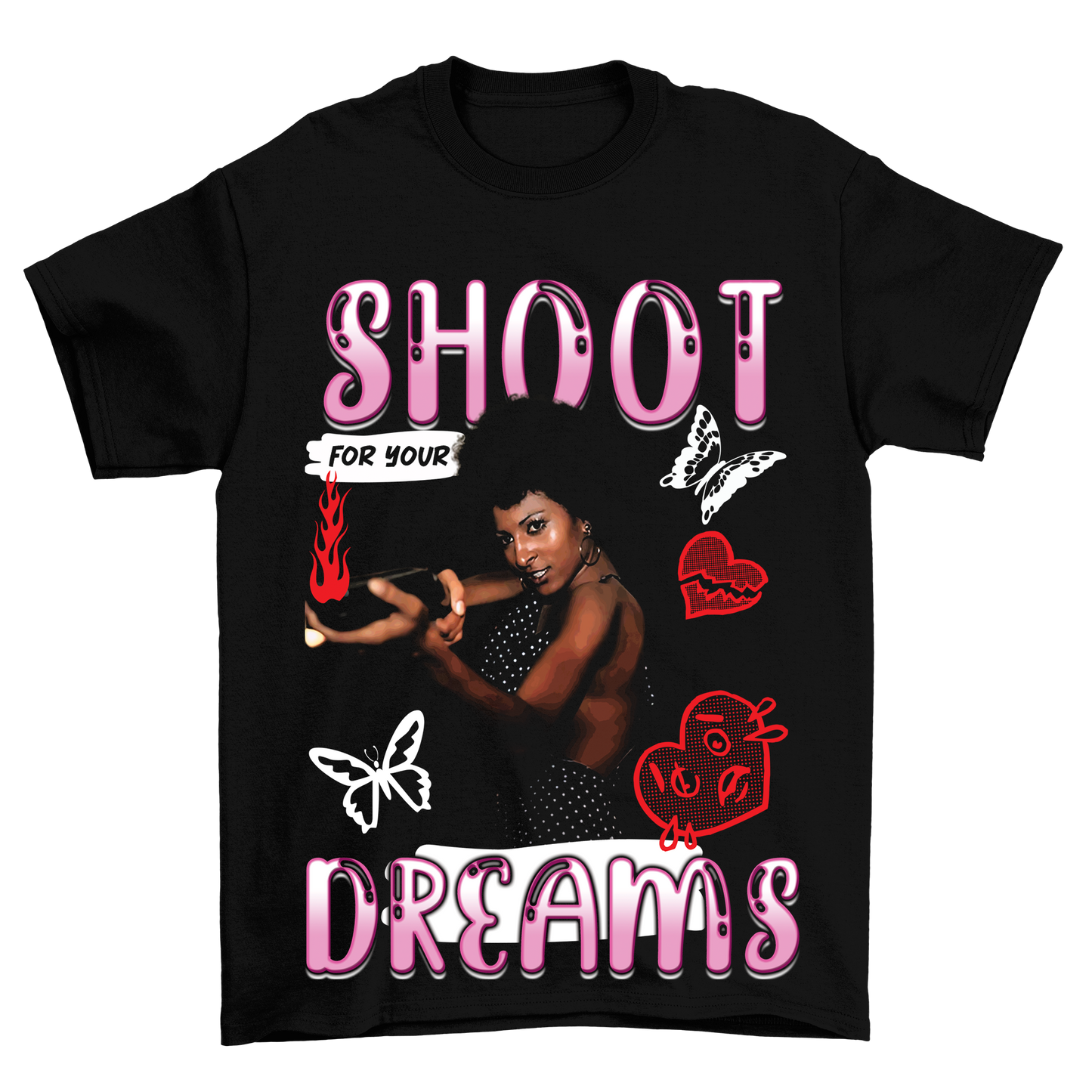 "Shoot For Your Dreams" Tee (Black)