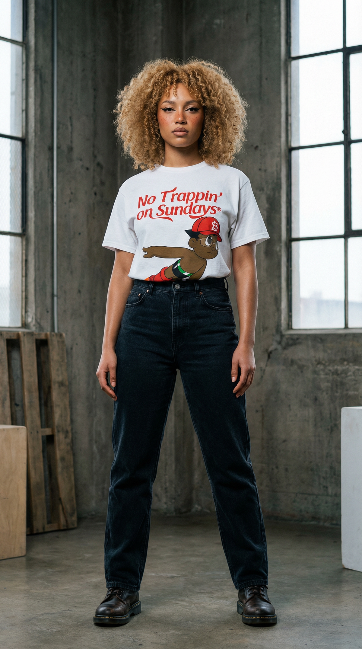 “Kid Lou” Tee (White)