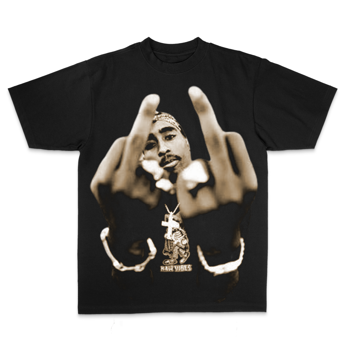 “Tupac (F The World)” Tee (Black)