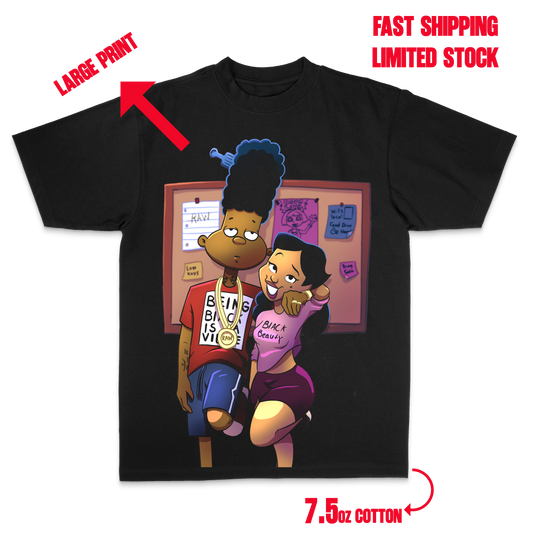 “Gerald + Penny” Tee (Black)