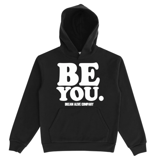 "BE YOU" Hoodie (Black)