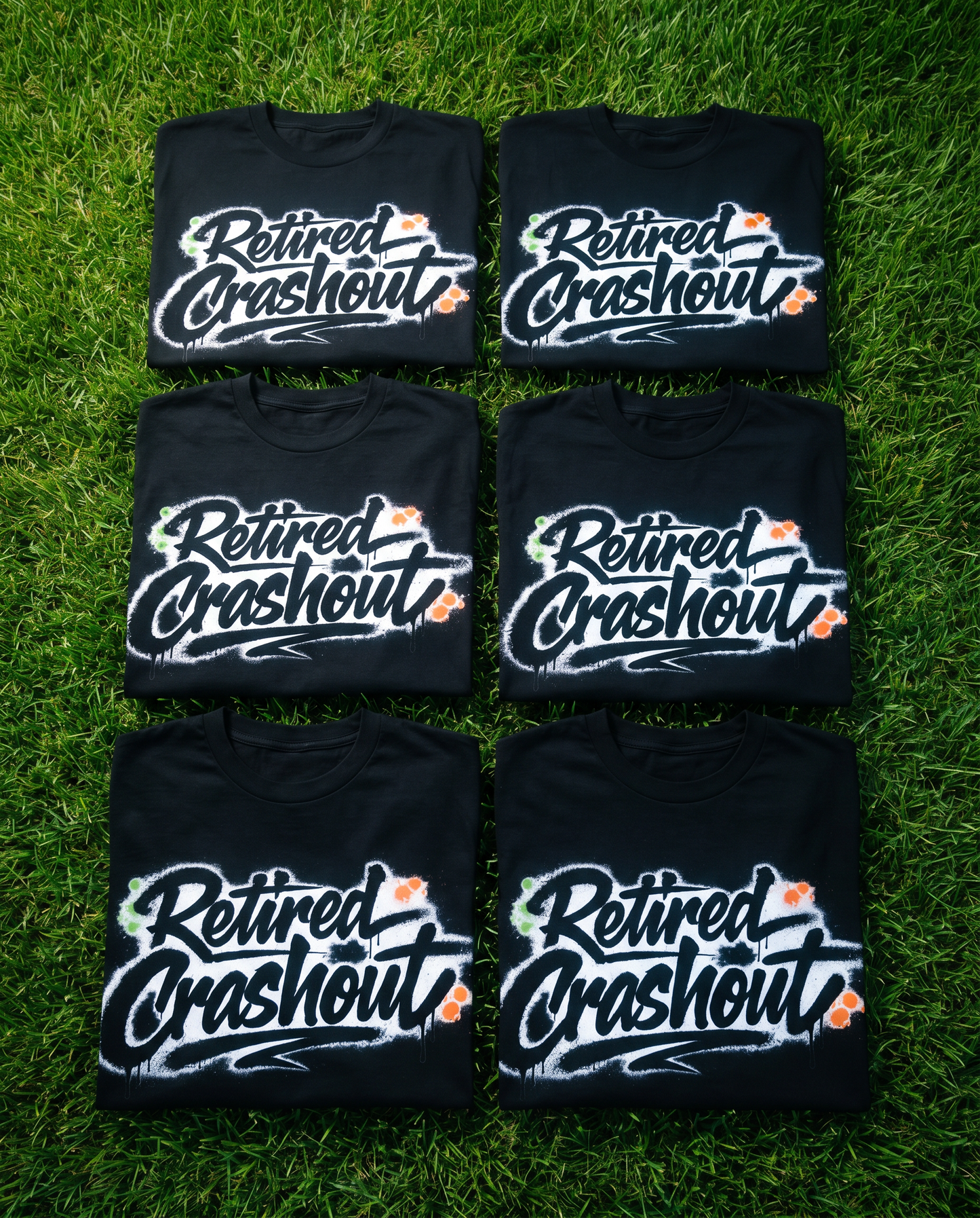 “Retired Crashout” Tee (Black)