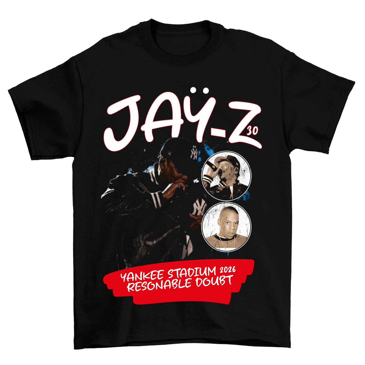 Resonable Doubt 30 Tee (Black) *LIMITED EDITION*