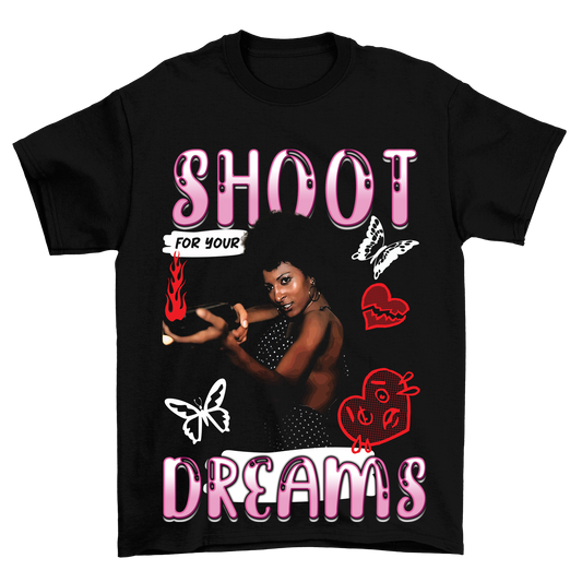 "Shoot For Your Dreams" Tee (Black)