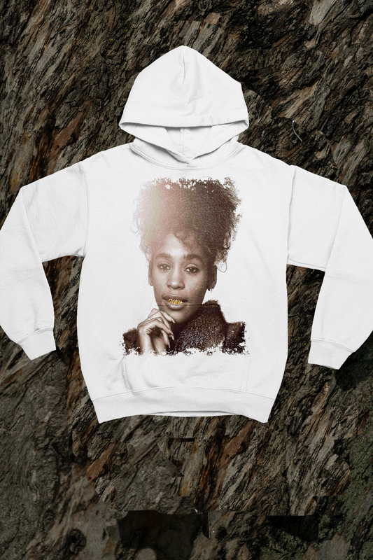 "Young Whitney" Hoodie (White)